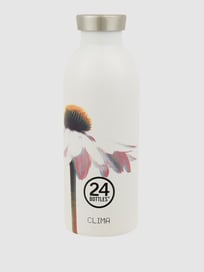 Unisex Trinkflasche aus Edelstahl von 24bottles Weiß - 40