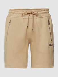 Sweatshorts met labelapplicatie, model 'Q-Series' van BALR. Wit - 12