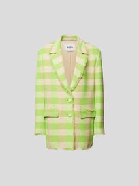 Blazer mit Vichy-Karo von MSGM Grün - 30