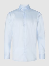Comfort Fit Business-Hemd aus Oxford  von Eterna Blau / Türkis - 40