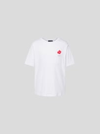 T-Shirt mit Brusttasche von Lardini Weiß - 10