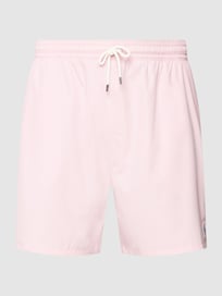 PLUS SIZE zwembroek met labelstitching, model 'TRAVELER' van Polo Ralph Lauren Big & Tall Roze - 4