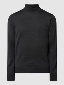 Coltrui van wolmix van Casual Friday Grijs / zwart - 3
