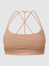 Crop Top mit gekreuztem Rücken von REVIEW Braun - 10
