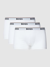 Trunks mit elastischem Logo-Bund im 3er-Pack von BOSS Weiß - 35