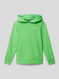 Hoodie mit Label-Detail von CHAMPION Grün - 22