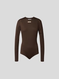 Body mit Rundhalsausschnitt von Maison Margiela Braun - 8
