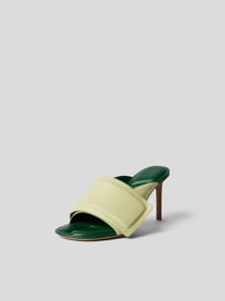 Pantoletten aus Leder von Jacquemus Grün - 11