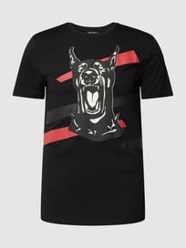 T-Shirt mit Motiv-Print von Antony Morato Grau / Schwarz - 28