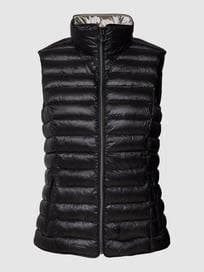 Bodywarmer met labeldetail, model 'ITALY' van Wellensteyn Grijs / zwart - 22