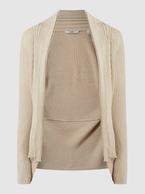 Cardigan mit offener Vorderseite  von Esprit Weiß - 6