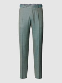 Stoffhose mit Bügelfalten von Wilvorst Grün - 22