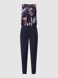 Jumpsuit mit Chiffonbesatz  von Vera Mont Blau / Türkis - 6