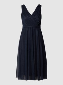 Cocktailkleid mit Taillenpasse von TROYDEN COLLECTION Blau / Türkis - 36