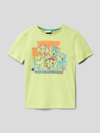 T-Shirt mit Motiv-Print von s.Oliver RED LABEL Grün - 21