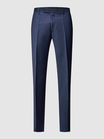 Regular fit pantalon van scheerwolmix van Pierre Cardin Blauw / turquoise - 11