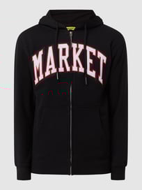 Sweatjacke mit Kapuze  von MARKET Grau / Schwarz - 13