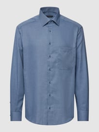 Business-Hemd mit Kentkragen von Eterna Blau / Türkis - 34