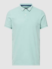 Poloshirt met logostitching, model 'VINT DESTROY' van Superdry Groen - 13