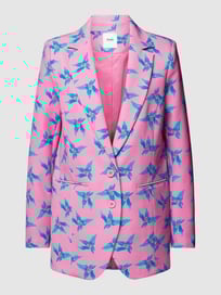 Blazer met 2-knoopssluiting, model 'Origami' van POM Amsterdam Roze - 43