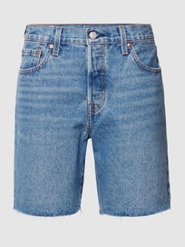Bermudas mit Label-Patch und ausgefransten Säumen - Levi’s® x GNTM von Levi's® Blau / Türkis - 39