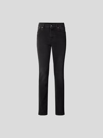 Slim Fit Jeans von MM6 Maison Margiela Grau / Schwarz - 15