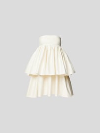 Kleid im Stufen-Look von ROTATE BIRGER CHRISTENSEN Weiß - 3
