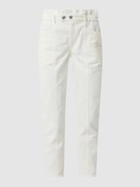 Cropped Jeans aus Baumwolle von Smith and Soul Weiß - 44