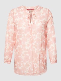 PLUS SIZE blouseshirt met all-over motief van Marina Rinaldi Roze - 30