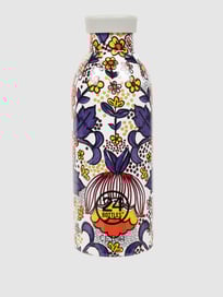 Thermosflasche aus Edelstahl mit Sieb  von 24bottles Lila - 5