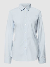 Overhemdblouse met labeldetails van Tommy Hilfiger Blauw / turquoise - 47