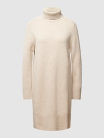Knielanges Strickkleid mit Rollkragen Modell 'THEAALF' von ECOALF Weiß - 14