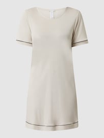 Nachthemd van lyocell, model 'Natural Comfort' van Hanro Wit - 46