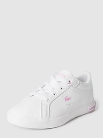 Sneaker mit Label-Details Modell 'POWERCOURT' von Lacoste Weiß - 43