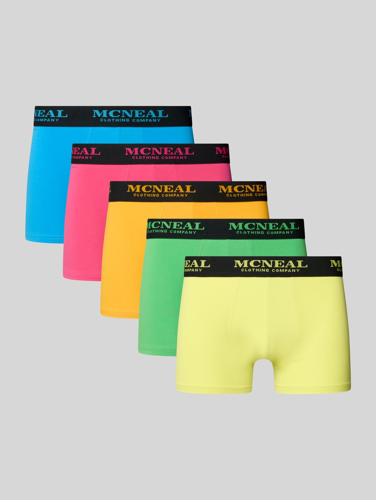 Slim Fit Trunk mit Logo-Detail im 5er-Pack von MCNEAL - 42