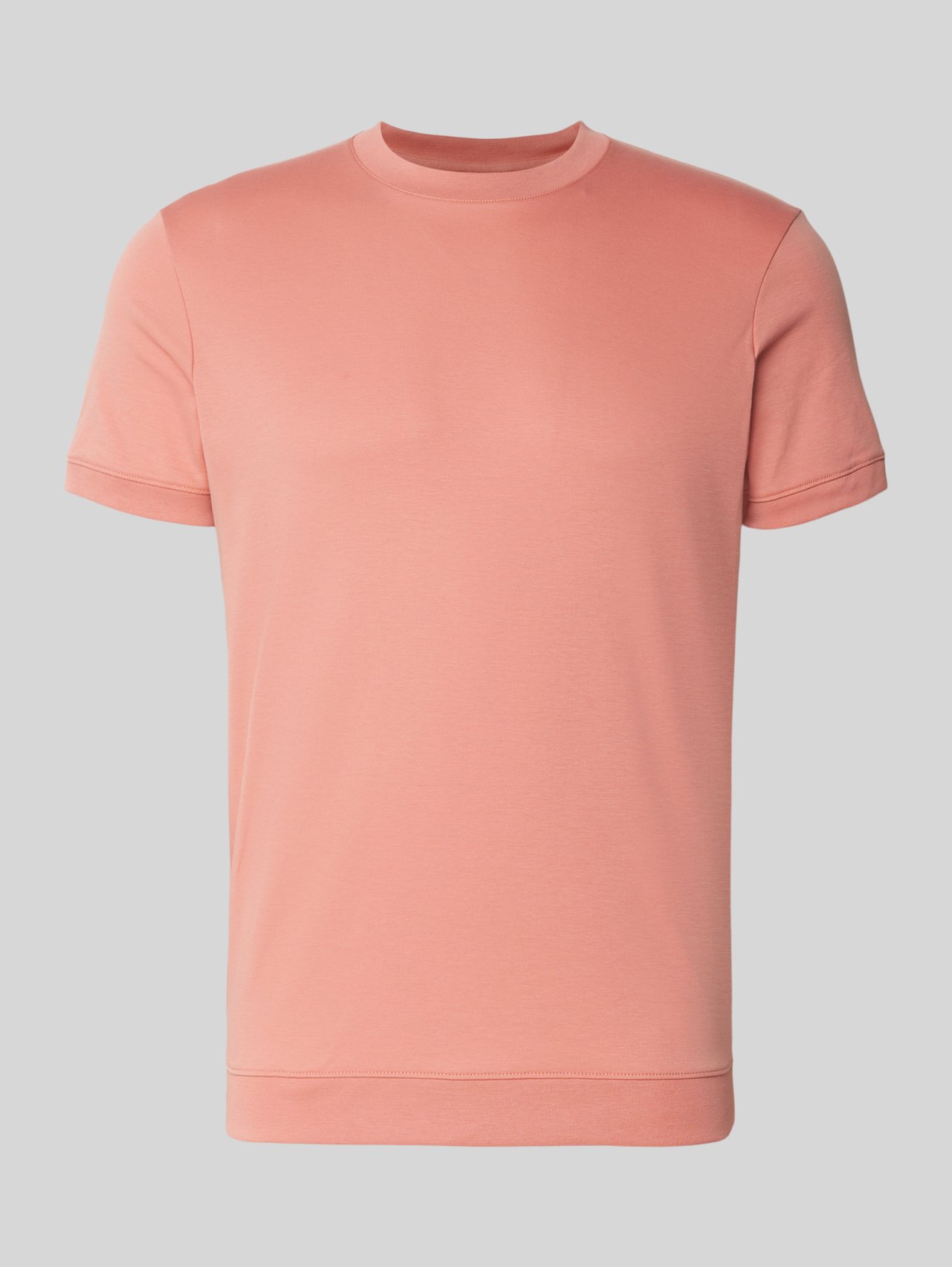 T-Shirt mit Rundhalsausschnitt von RAGMAN Orange - 24