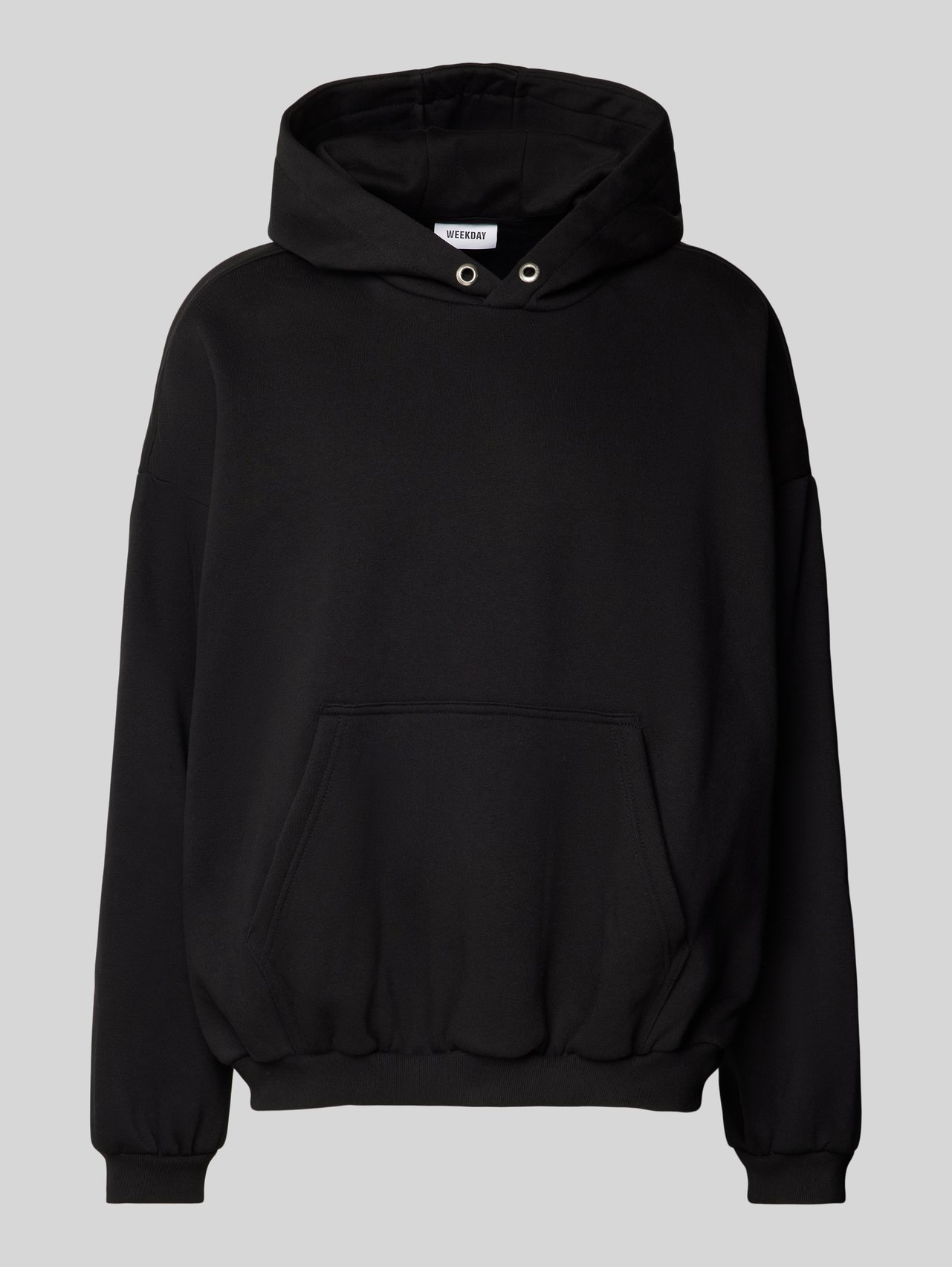 Hoodie mit Känguru-Tasche Modell 'Leon' von Weekday - 3