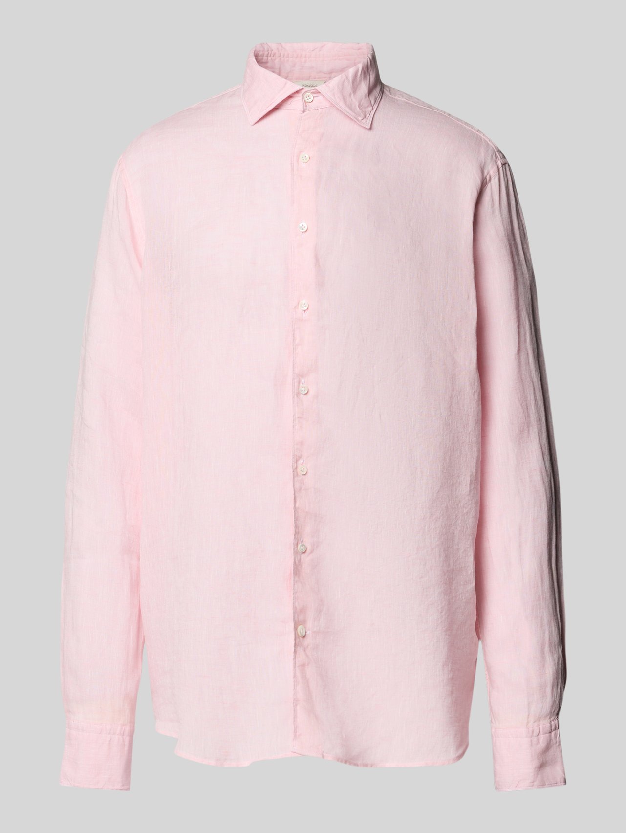 Regular Fit Business-Hemd mit Kentkragen Modell 'Collar' von Stenstroms Pink - 27