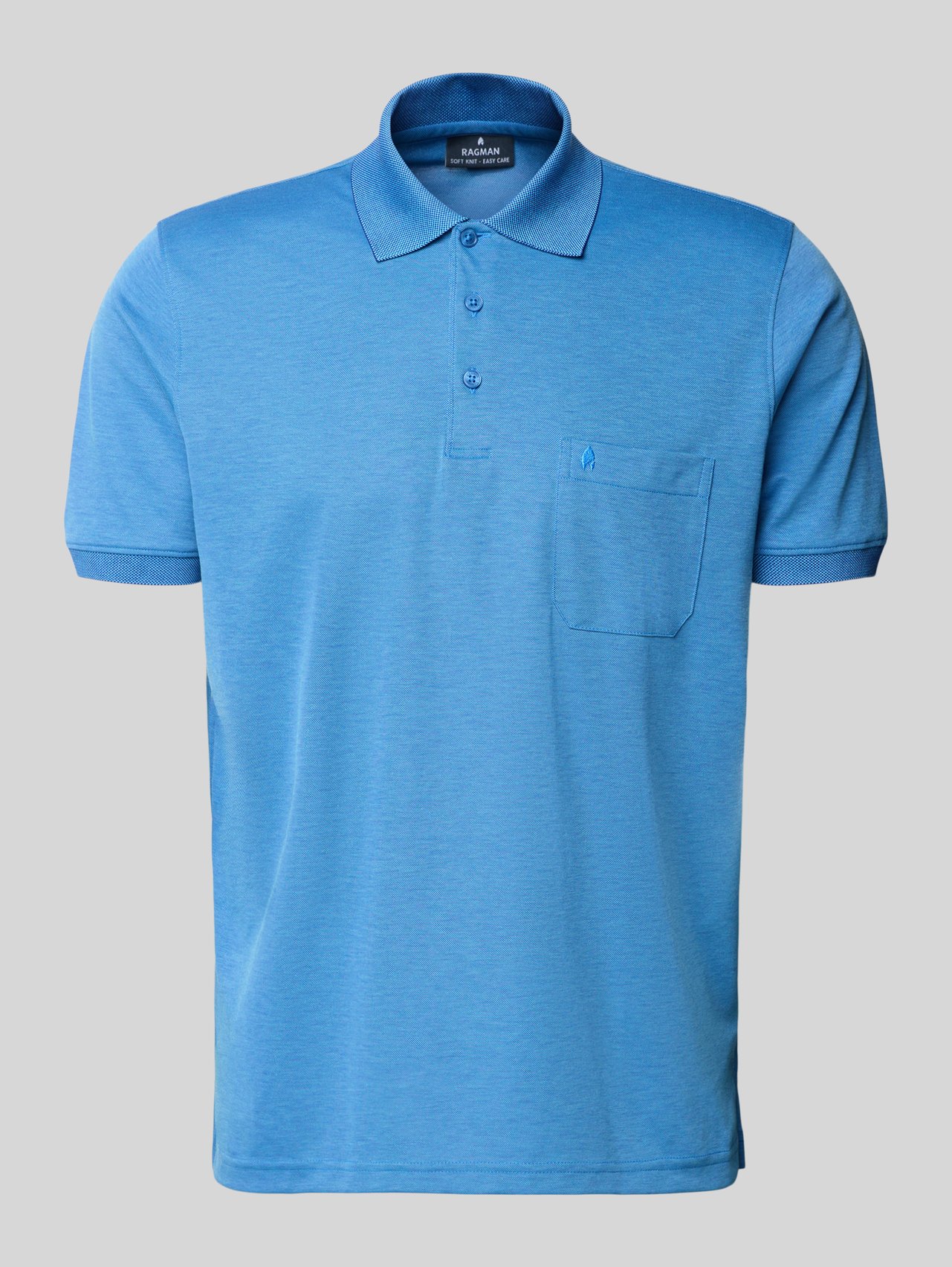Regular Fit Poloshirt mit Brusttasche von RAGMAN - 28