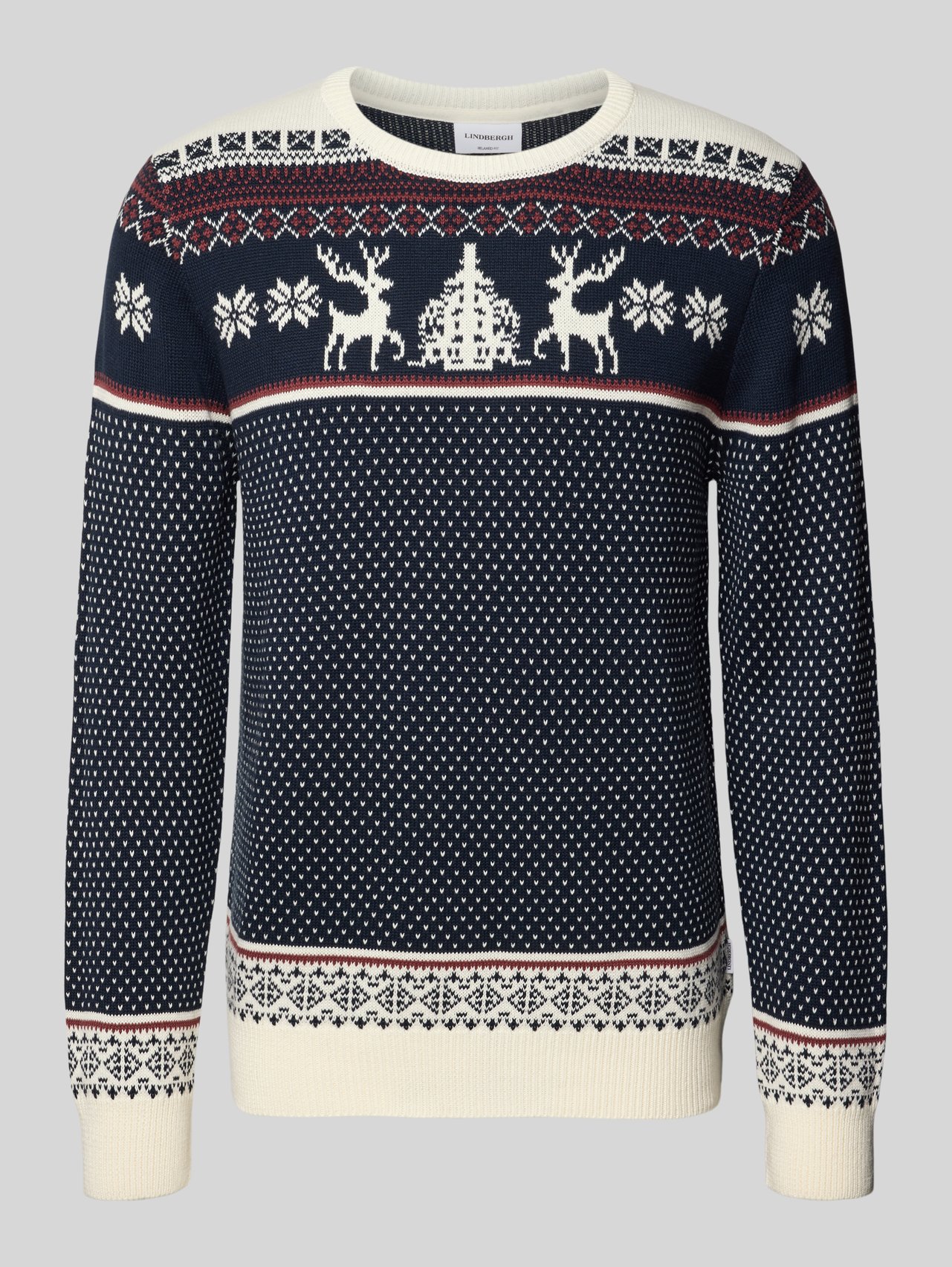 Strickpullover mit gerippten Abschlüssen von Lindbergh - 30