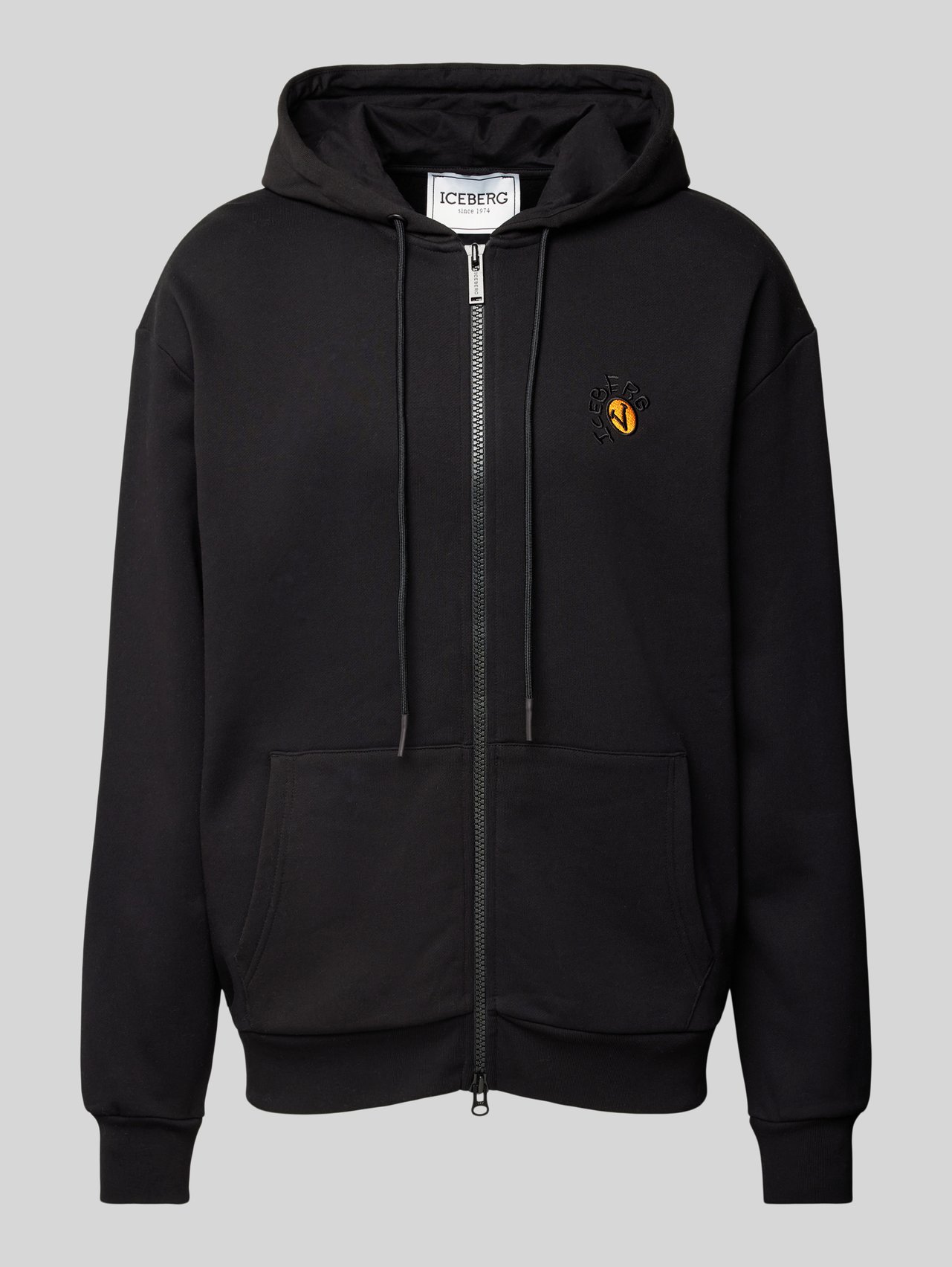 Sweatjacke mit Label-Stitching Modell 'FELPA' von Iceberg - 1