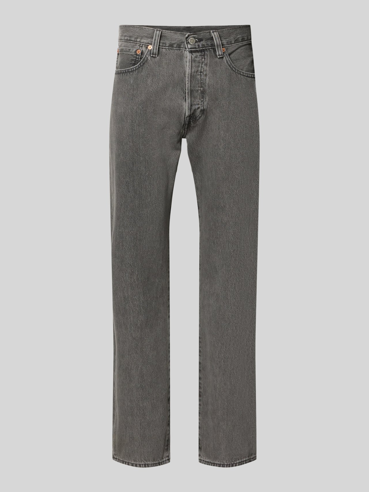 Straight Fit Jeans aus reiner Baumwolle Modell '501®' von Levi's® - 2