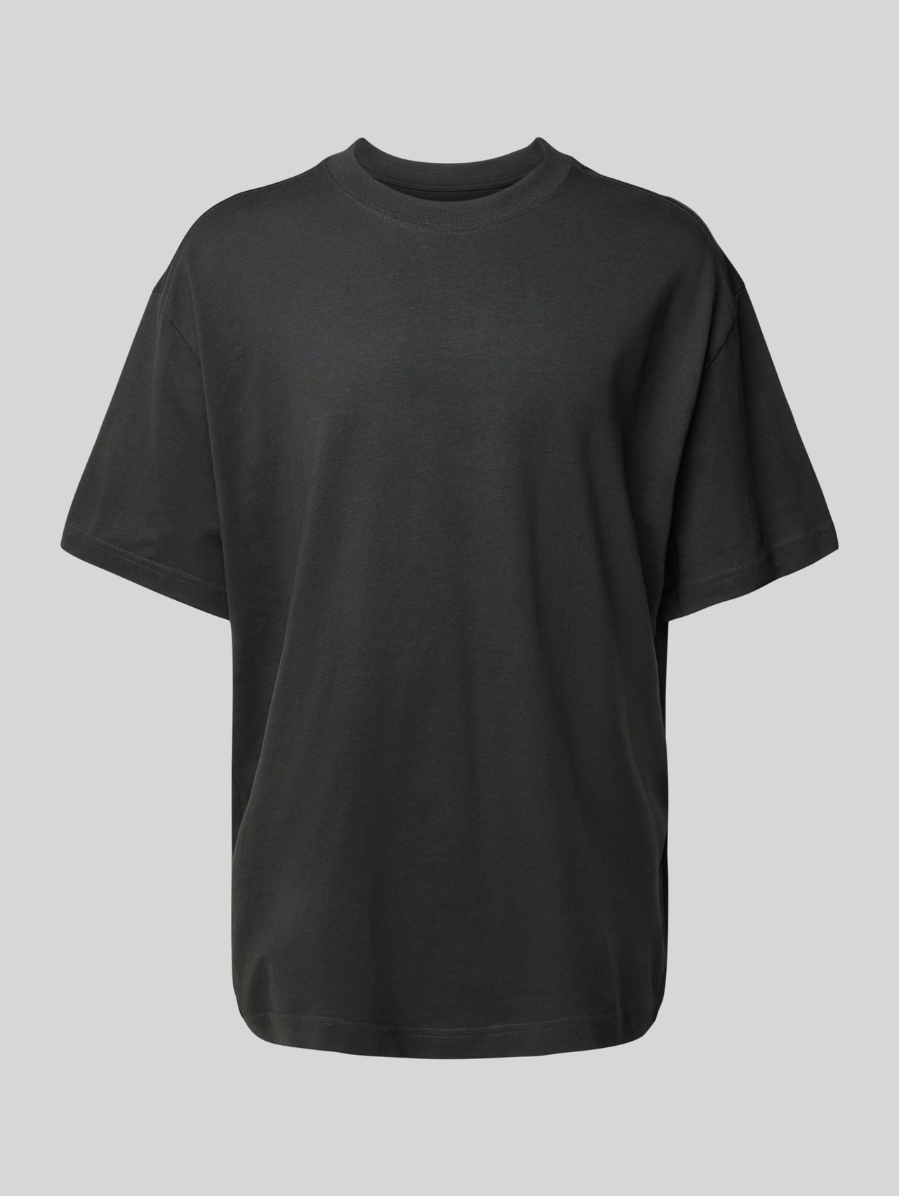 Oversized T-Shirt mit geripptem Rundhalsausschnitt von Weekday - 9