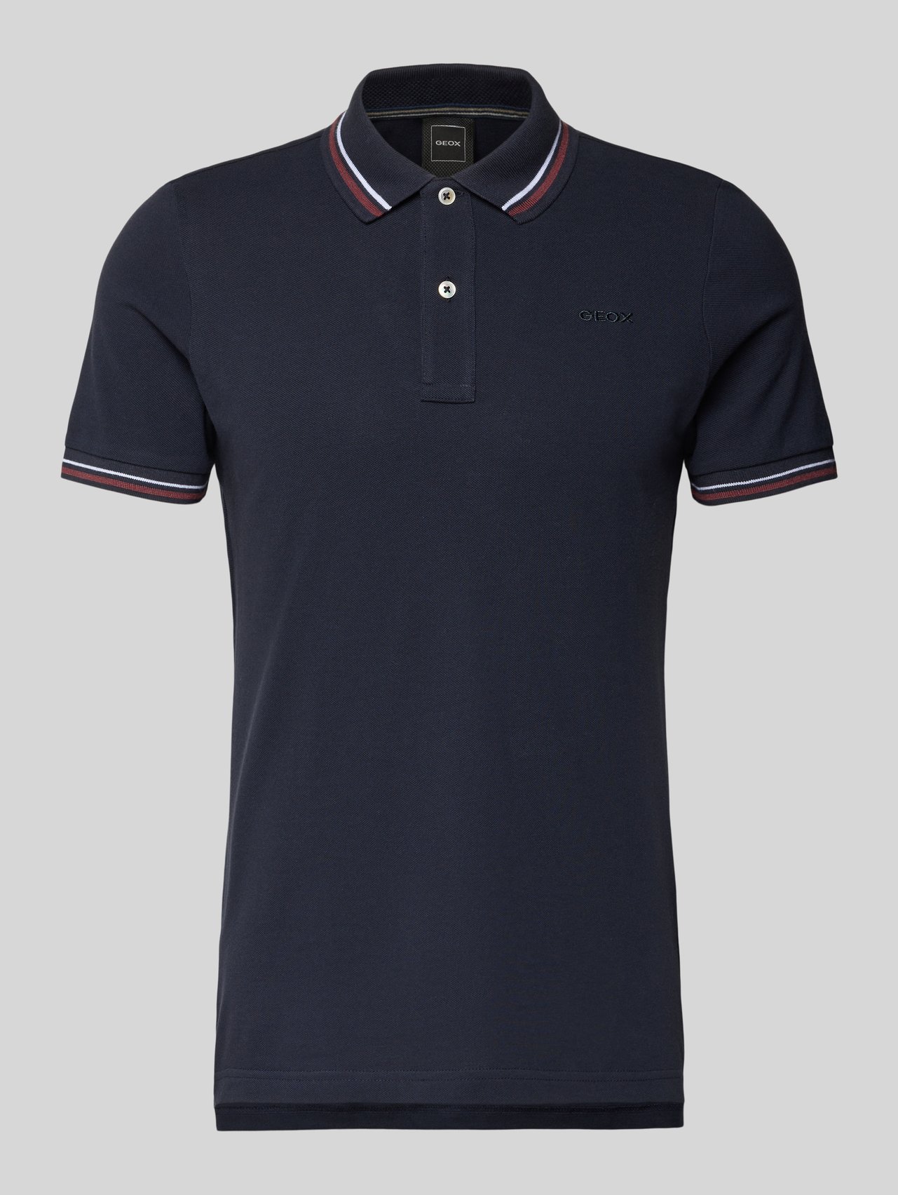 Slim Fit Poloshirt mit Kontraststreifen von Geox - 7