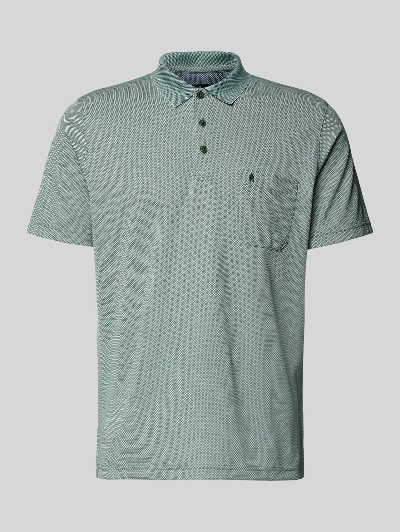 Regular Fit Poloshirt mit Knopfleiste und Brusttasche von RAGMAN - 44