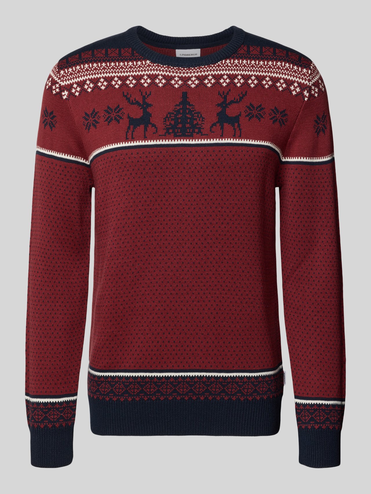 Strickpullover mit gerippten Abschlüssen von Lindbergh - 29