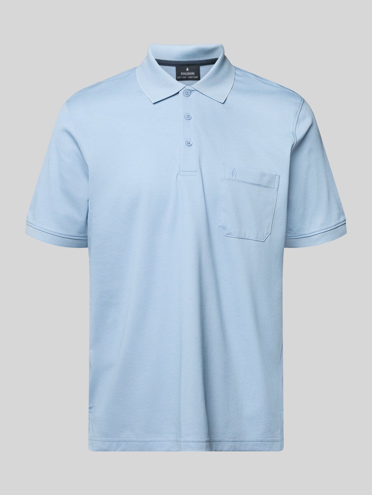 Relaxed Fit Poloshirt aus Baumwoll-Mix von RAGMAN - 46