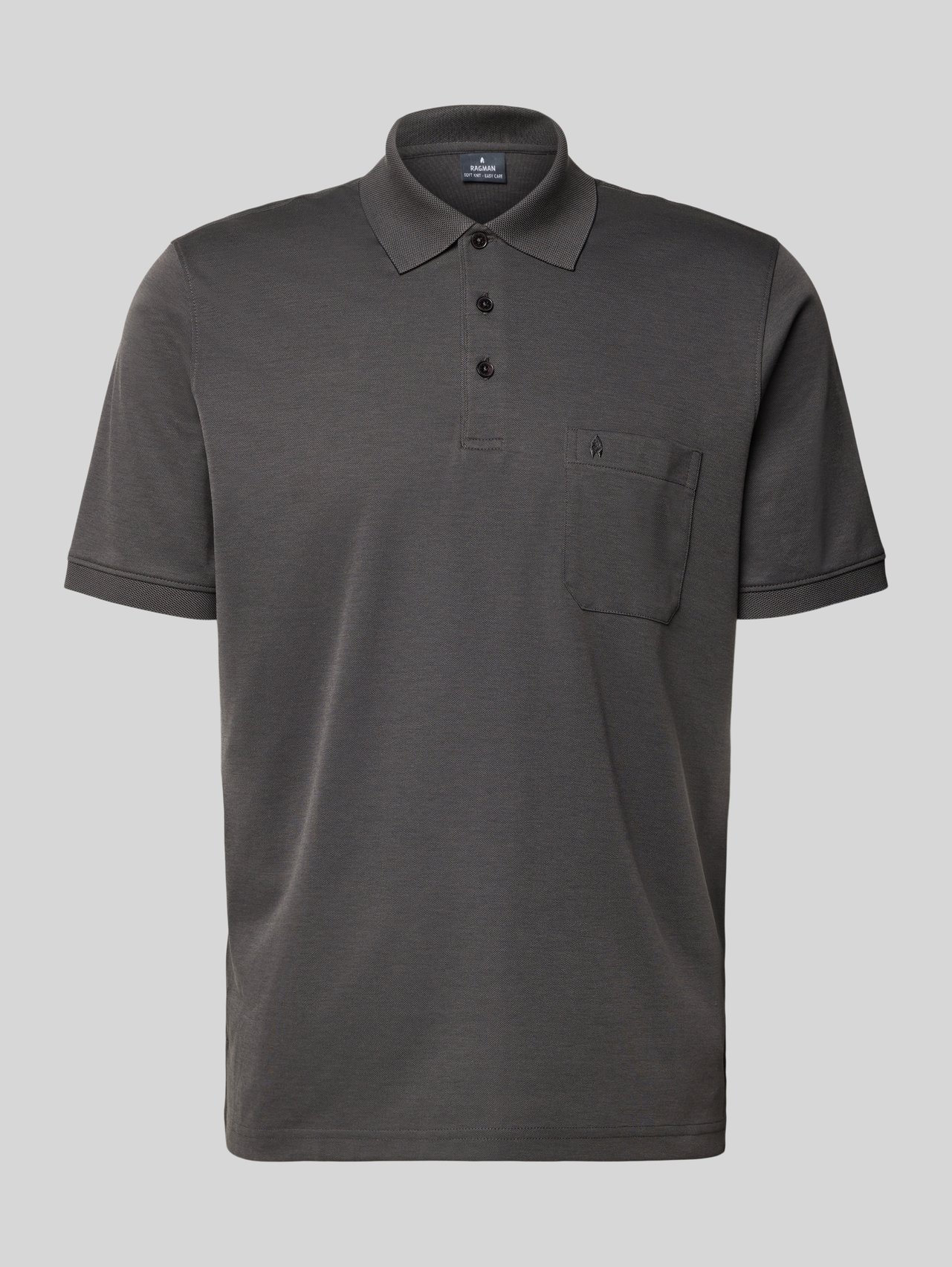 Regular Fit Poloshirt mit Brusttasche von RAGMAN - 14