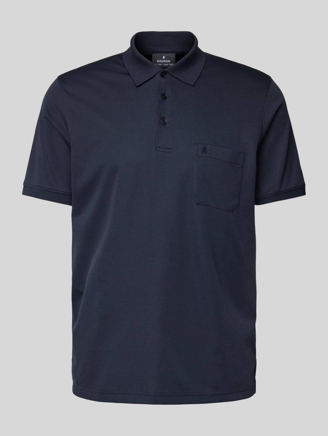 Regular Fit Poloshirt mit Brusttasche von RAGMAN - 40
