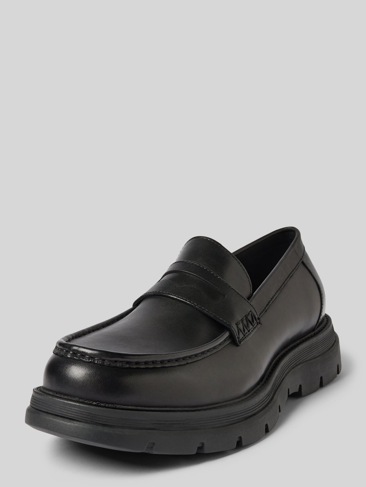 Lederloafer mit Schaftbrücke Modell 'RAIDEN' von Steve Madden - 4